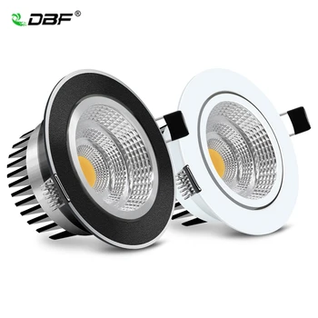 [DBF] LED Domov Downlight Strop Pozornosti Také Tri-Color Vložené Uličkou Obývacia Izba Stropné svietidlo KLASU Jednoduchý Otvor svetlá