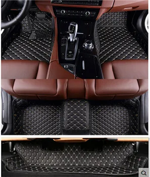 Vysoká kvalita! Vlastné špeciálne auto podlahové rohože pre Cadillac Escalade 6 7 miest 2020-2007 nepremokavé auto koberce pre Escalade 2018